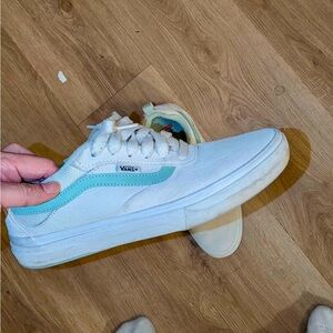 Vans Kyle Walker Sport VTG White Mint Green Wafflecup Skate Shoes- M9.5